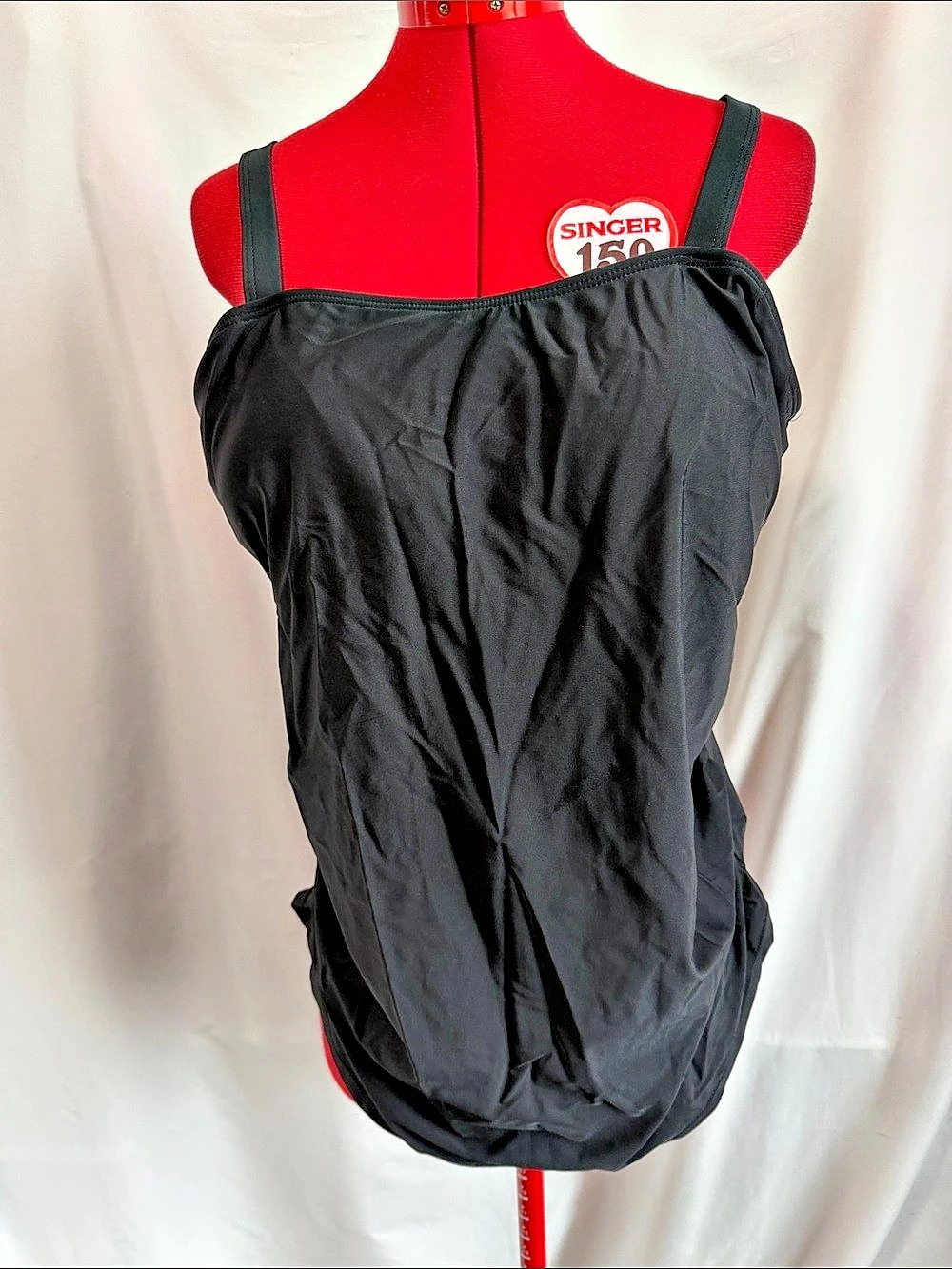 Black Tankini Size 2XL Like New